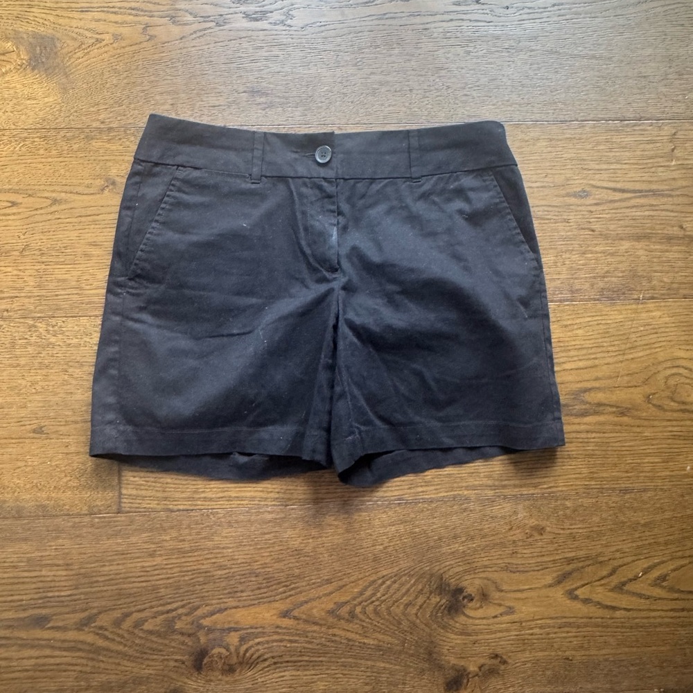 LOFT Black Bermuda Shorts Tailored Fit